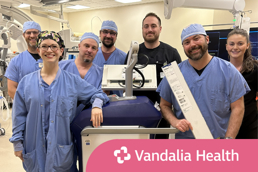 Vandalia Health physicians perform first procedure in West Virginia using advanced pulsed field ablation technology